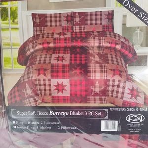 3pc Borrego Blanket Set